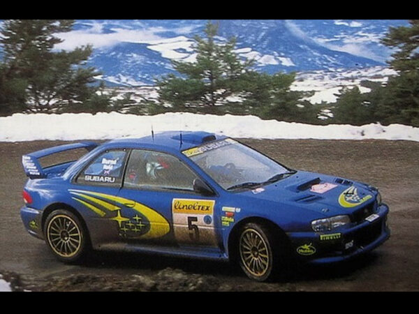 Kit adesivi Subaru Impreza replica livrea WRC Rally Monte Carlo anno 1999 burns reid