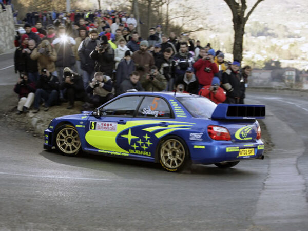 Subaru Impreza STI kit adesivi replica livrea WRC Rally Montecarlo 2005, Solberg