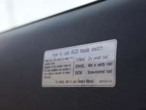 Sticker ACD portiera Mitsubishi Lancer evo MR580144
