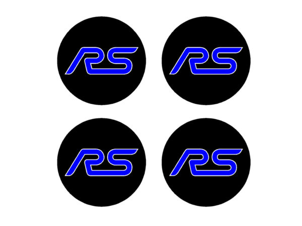 Ford Focus kit adesivi personalizzati tappi coprimozzo RS