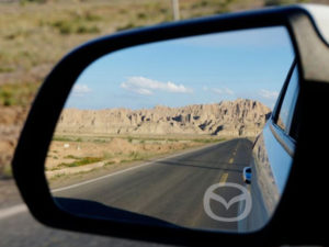Mazda adesivi sabbiati specchietti retrovisori logo