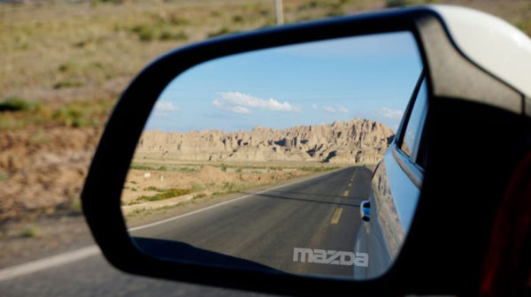 Mazda adesivi sabbiati specchietti retrovisori logo MAZDA