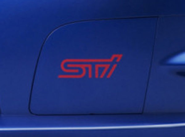 Subaru Impreza STI 2003 2005 kit replica adesivi STI Subaru Tecnica International fendinebbia