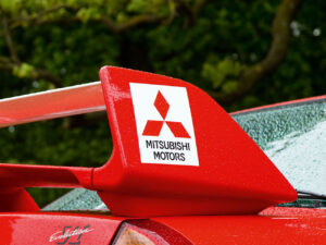 Adesivi laterali spoiler Mitsubishi Lancer evo sticker