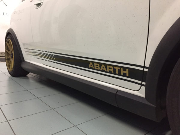 Abarth Grande Punto 2007-2010 kit fasce laterali replica ABARTH