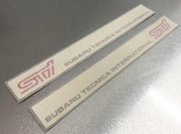 Kit adesivi STI Subaru Tecnica International portiere