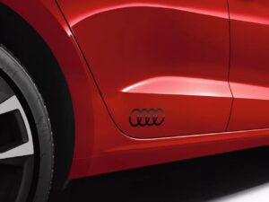 logo audi portiera sticker adesivo